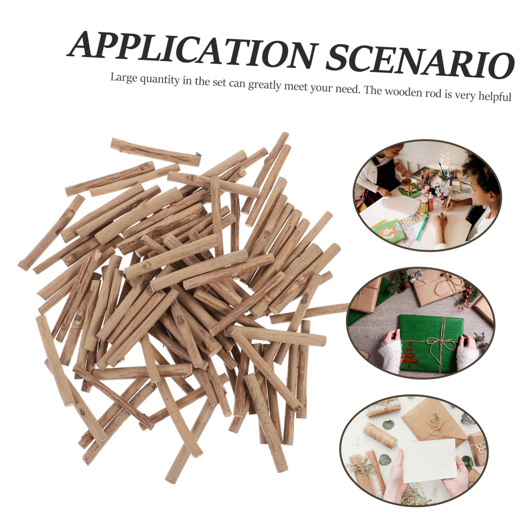 jojofuny 3 Piezas Madera sin Terminar para Manualidades Diy Material de Natural para Proyectos
