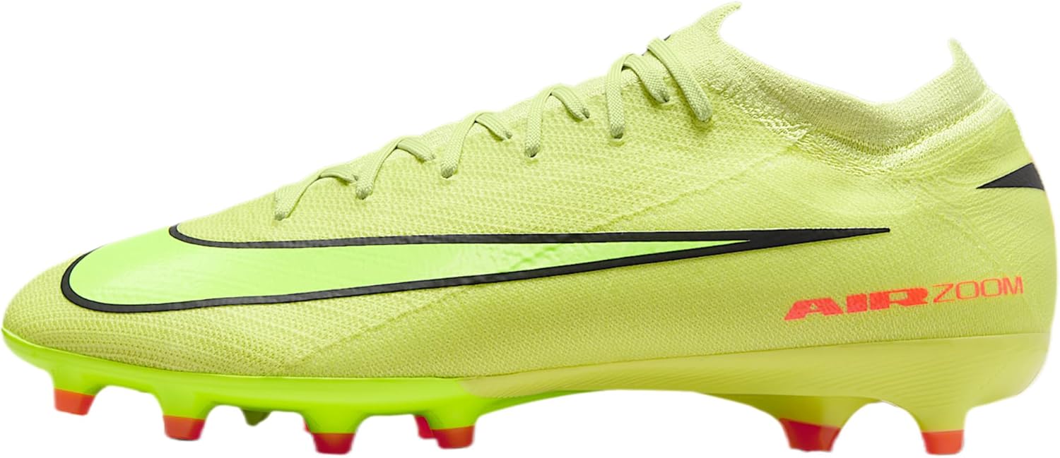Nike Mercurial Vapor 16 Pro Artificial-Grass Low-Top Soccer Cleats (Limelight/Hyper Crimson/Volt) Size 5.5