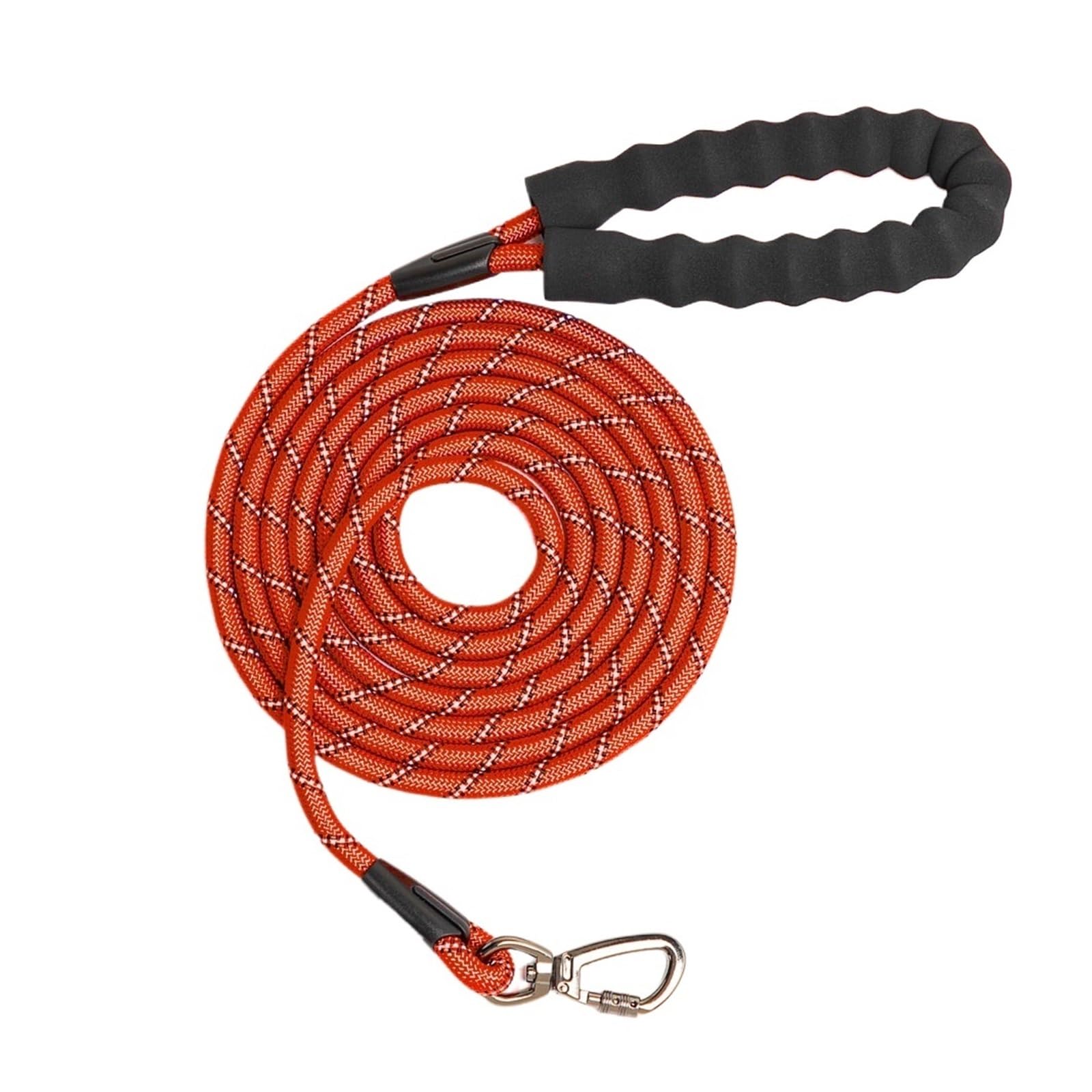 Laisse pour chien en corde rouge de 5m pour stopper les douleurs de main