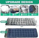 LILYPELLE Zero Chaise gravity, fauteuil pliant pliable de pelouse pliante avec coussin amovible, appuie-tête et porte-cups, chaise plieuse de patio
