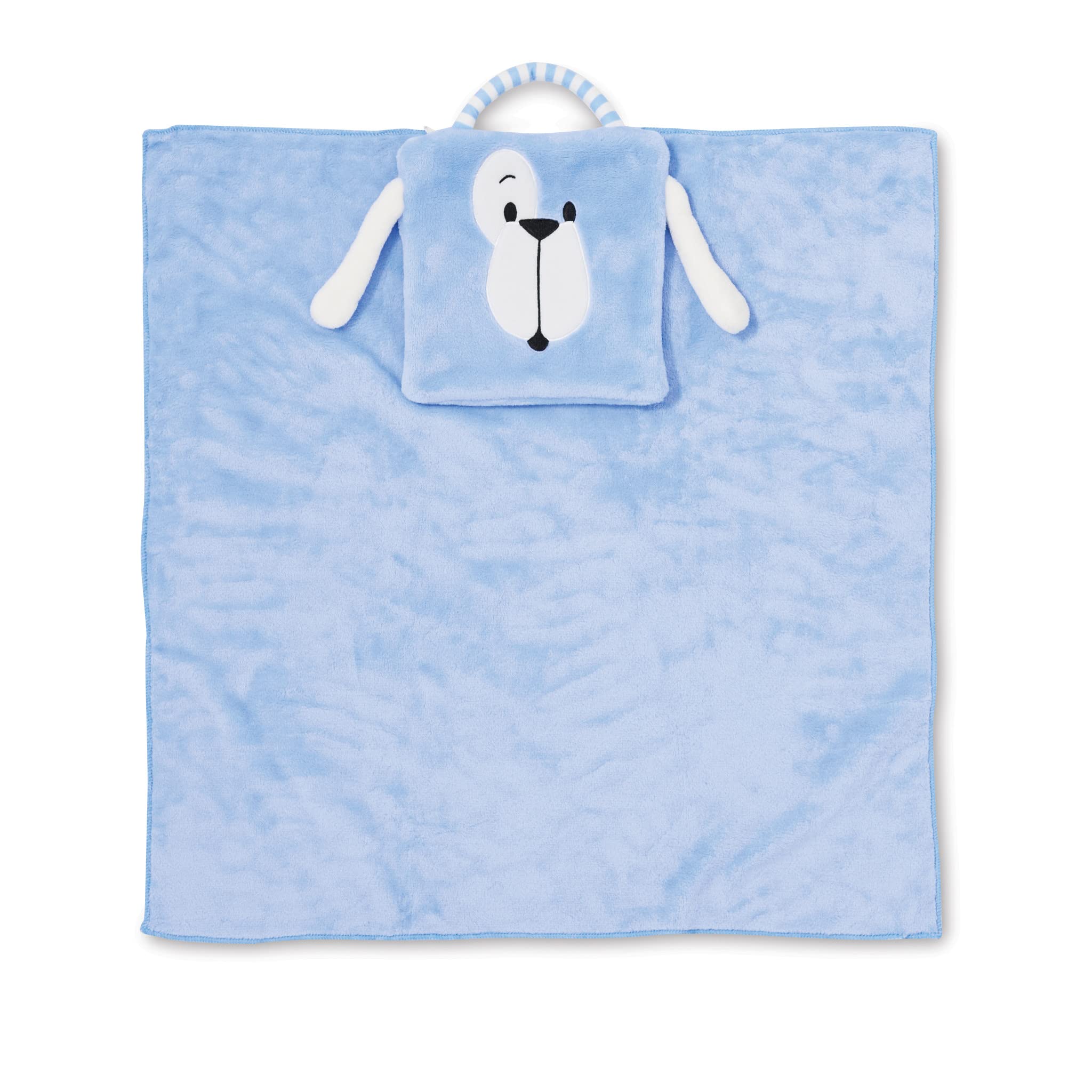 Couverture de voyage bébé Enesco pour poussette et sorties avec motif chiot