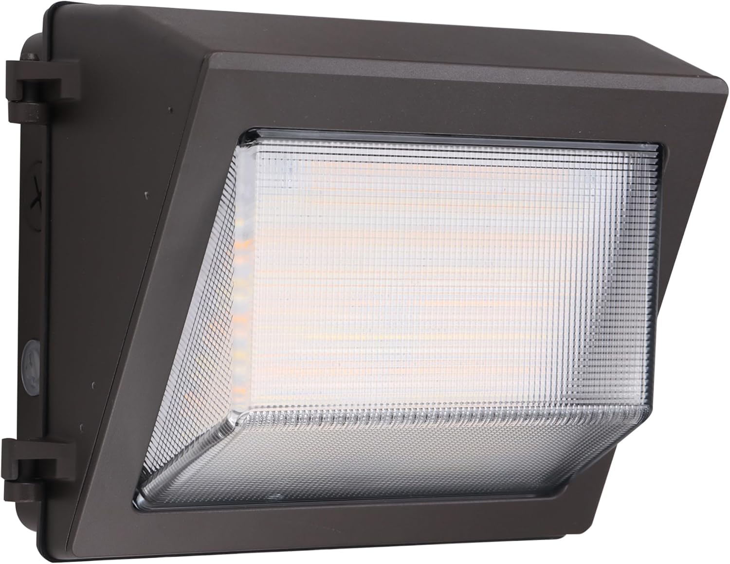 WareLight LED Traditional Wall Pack, 5,800 Lumen Max, Wattage and CCT Selectable, Beam Angle Adjustable, Integrated Photocell, 120-277V