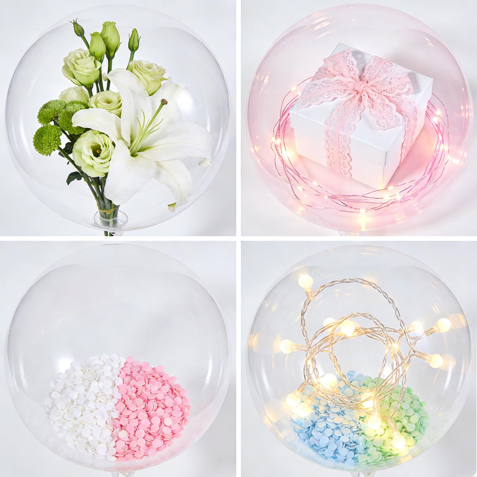 Macchina Per Riempire Palloncini, Riempitrice Per Palloncini Da 14,9" Con 7 Accessori (pompa Ed Espansore), Strumento Professionale Per Decorazioni Di Compleanno, Matrimonio E Natale 1 set