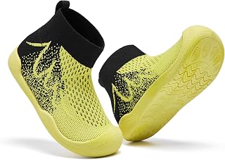 Children's Socks Wrestling Shoes Breathable and Non Slip Tennis Shoes Barefoot Sneakers with Arch Support and Toe Protection Washable Size:6-12