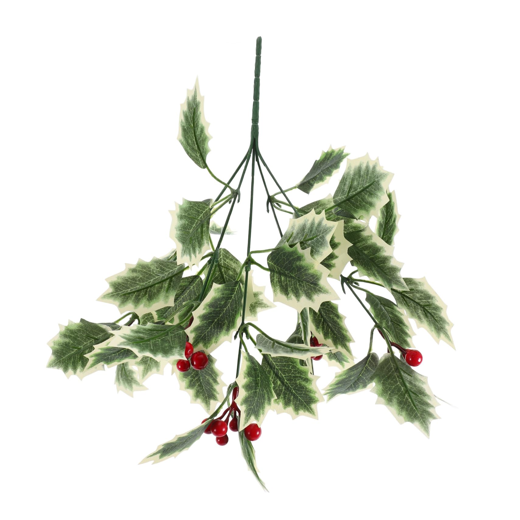 Artificial Holly Berry Artificial Fruit Branches for Christmas Leaf Decoration