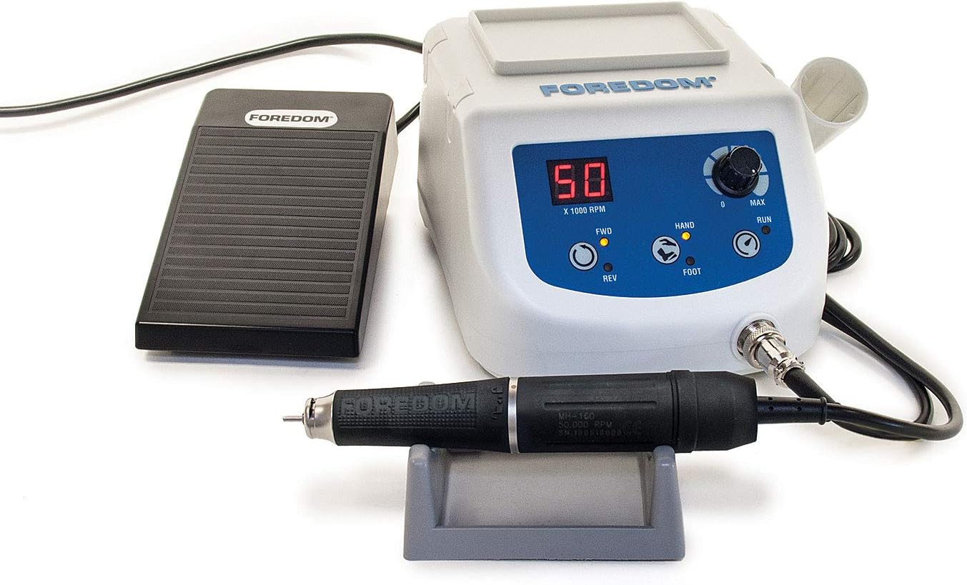 Foredom K.1060 High Speed Brushless Micromotor Kit with 2.35mm (3/32?) and 1/8? Collet