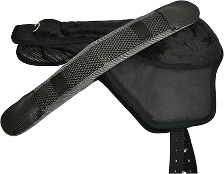 Intrepid International Comfort Plus Western Bareback Saddle, Anti-Slip Horse Saddle Pad, Bareback Pad w/Girth, Trail & Leisurely Riding, Horse Saddle Pads