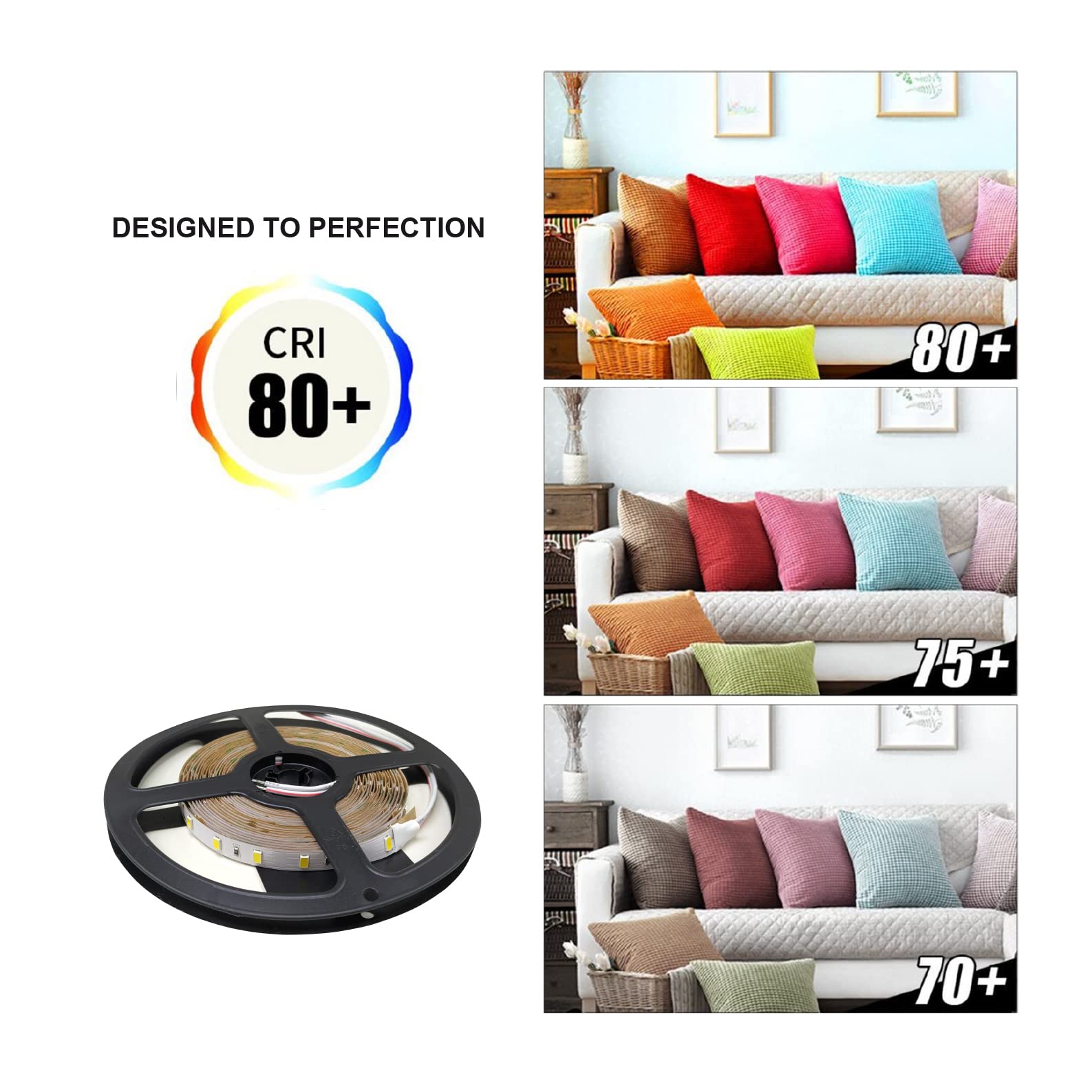 LED ATOMANT 5x Rollo 5m de Tira Luz LED 18W/metro a 24V Color Luz Neutra