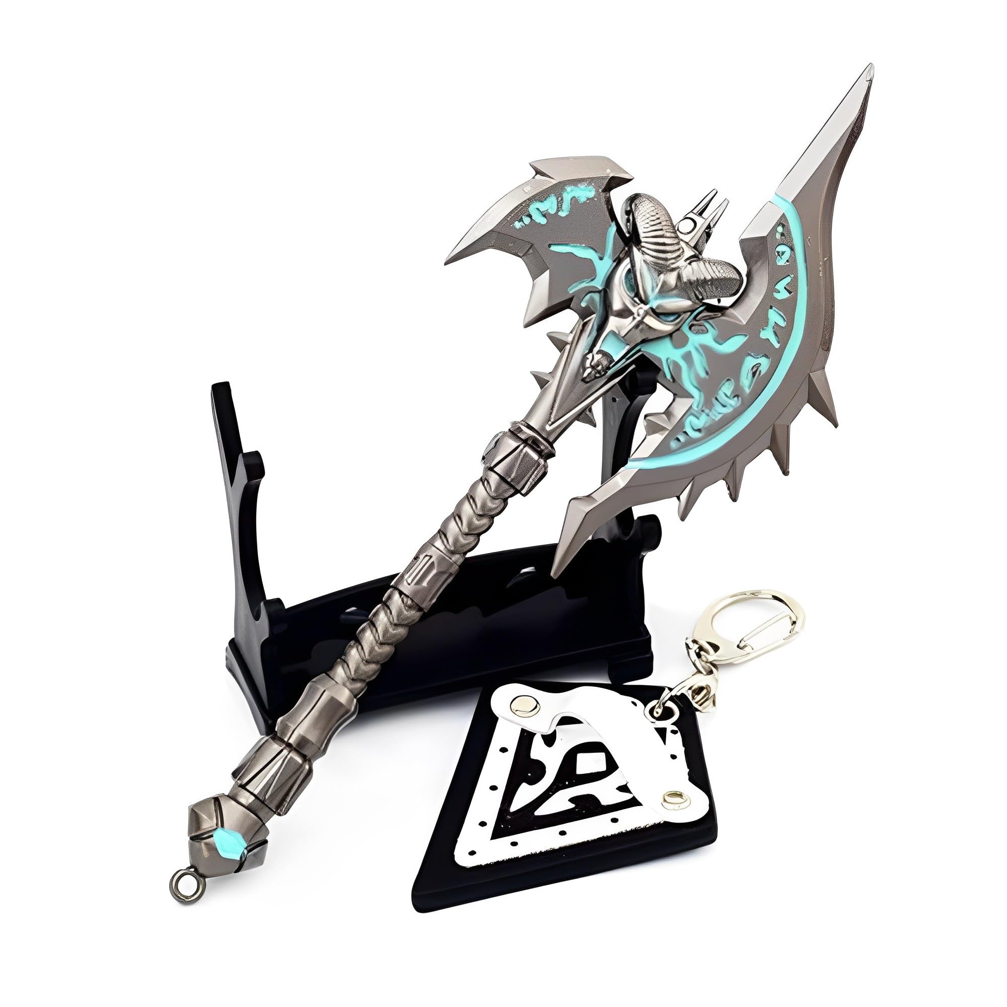 Figurine Anime, Modelli in Miniatura di Personaggi Giochi Fantasy con Supporti, Ashbringer, Frostmourne, Gorehowl