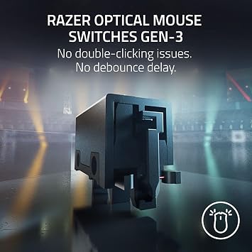Razer DeathAdder V3 Pro Kablosuz Oyun Faresi: 63g Hafif - Focus Pro 30K Optik Sensör - Optik Anahtarlar Gen-3 - HyperSpeed Kablosuz - 5 Programlanabilir Düğme - 90 Saat Pil - Fortnite Sürümü