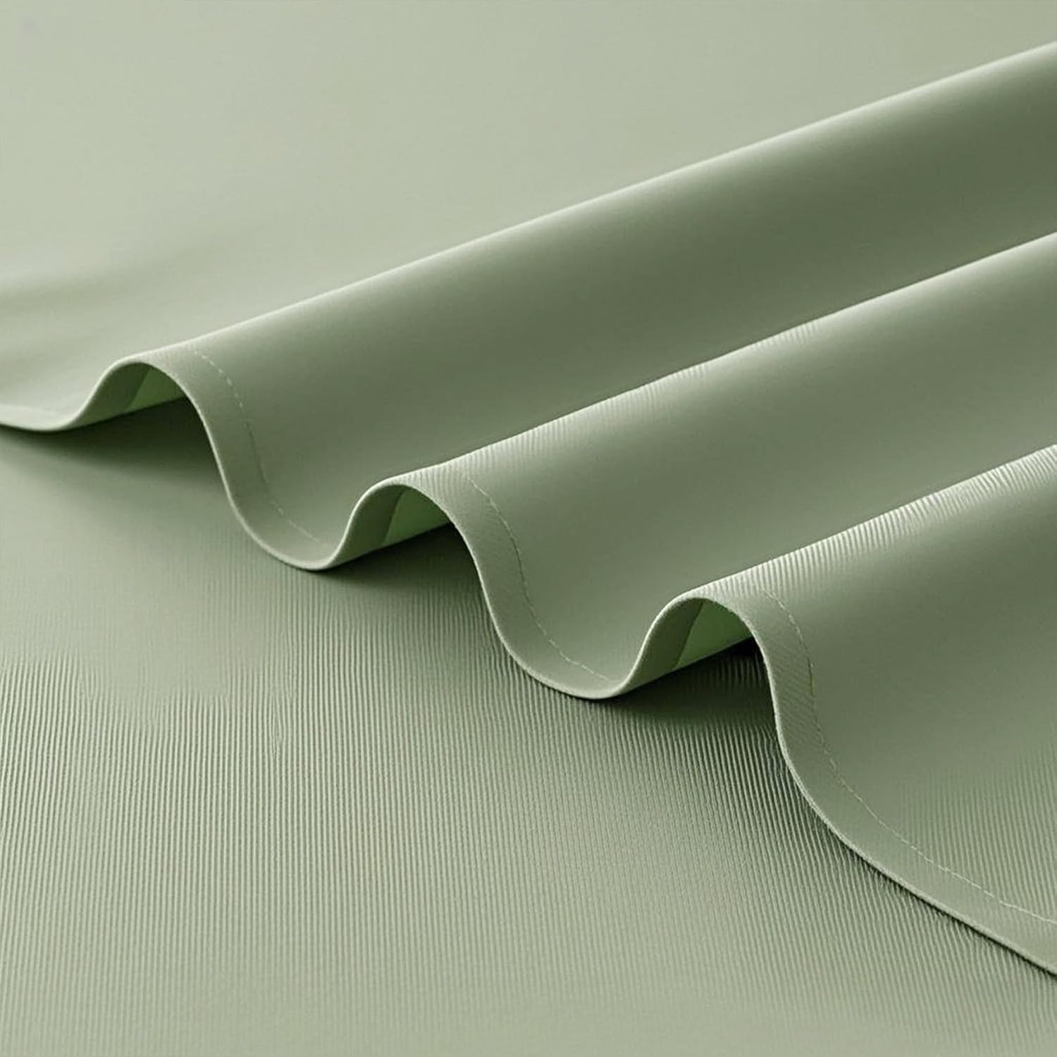 FOLINS&HOME Sage Green Decorative Cloth Napkins Set of 4, 17x17 Inch