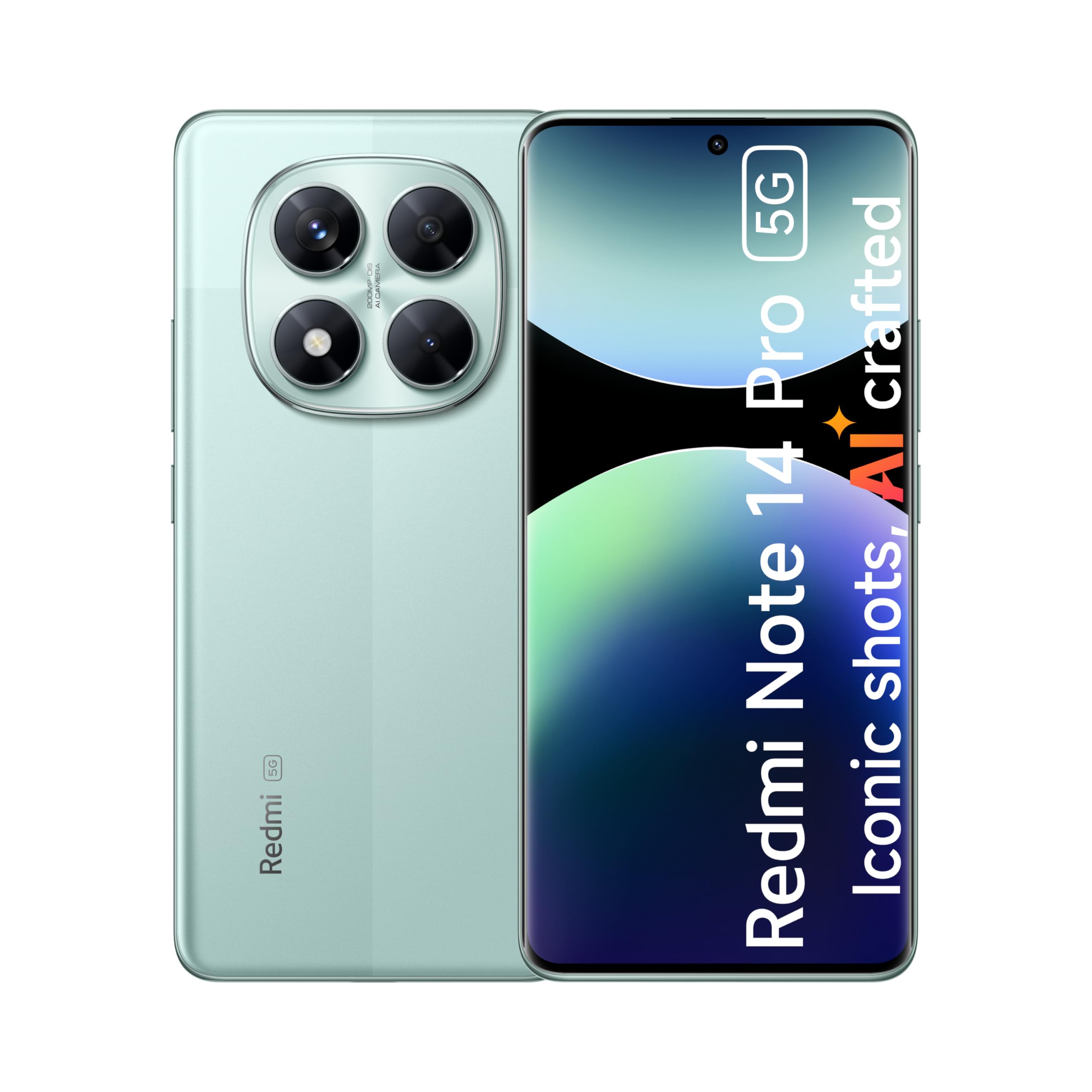 Redmi Note 14 Pro 5G Coral Green 8GB RAM 256GB - Global Version