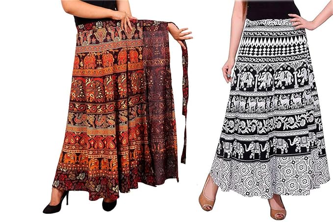 wrap around skirt combo