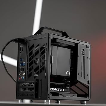 Mechanic Master Cool Cube Series C25Plus Mini-ITX Case / Aluminum/Steel/GPU Length within 269mm, ATX14cm/SFX/L PSU Computer Case