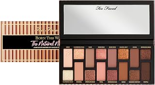 Too Faced Born This Way Natural Nudes Eyeshadow Palette - 16 High-Pigment Matte, Shimmer & Metallic Shades, Cruelty-Free