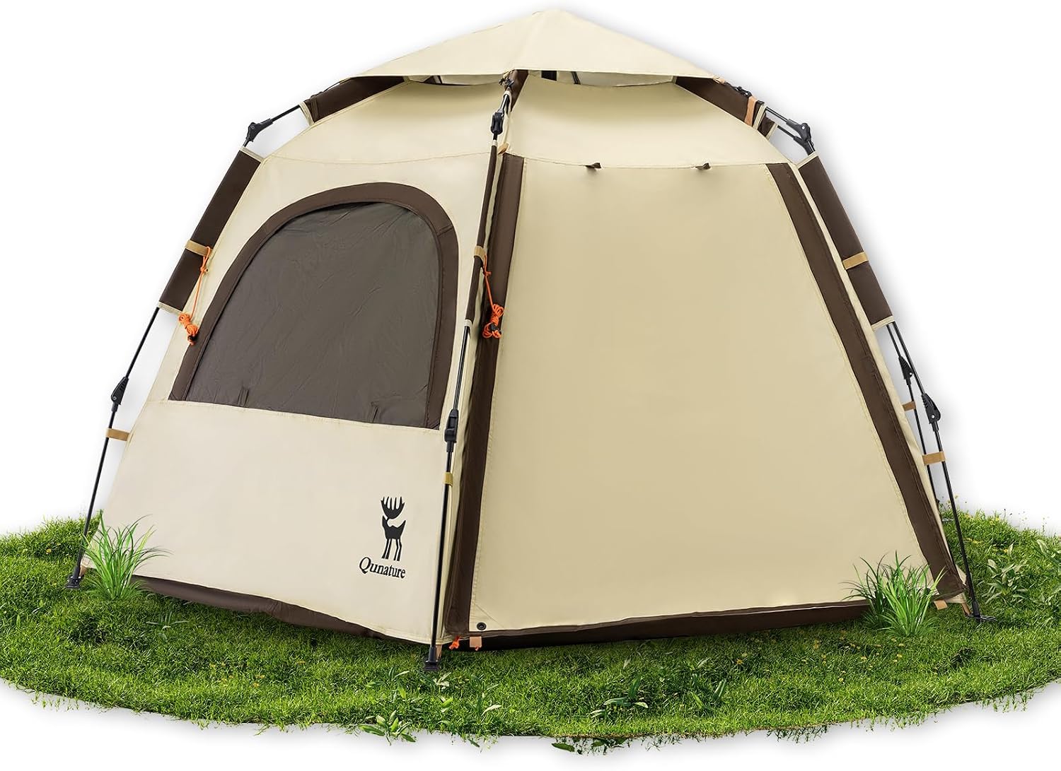 Outdoor-Campingzelt Kuppelzelt Wasserdicht Zelt Regendicht Pop up Trekking Zelt Tragbar Schnellverschluss Sonnenschutz Ultraleicht Zelt