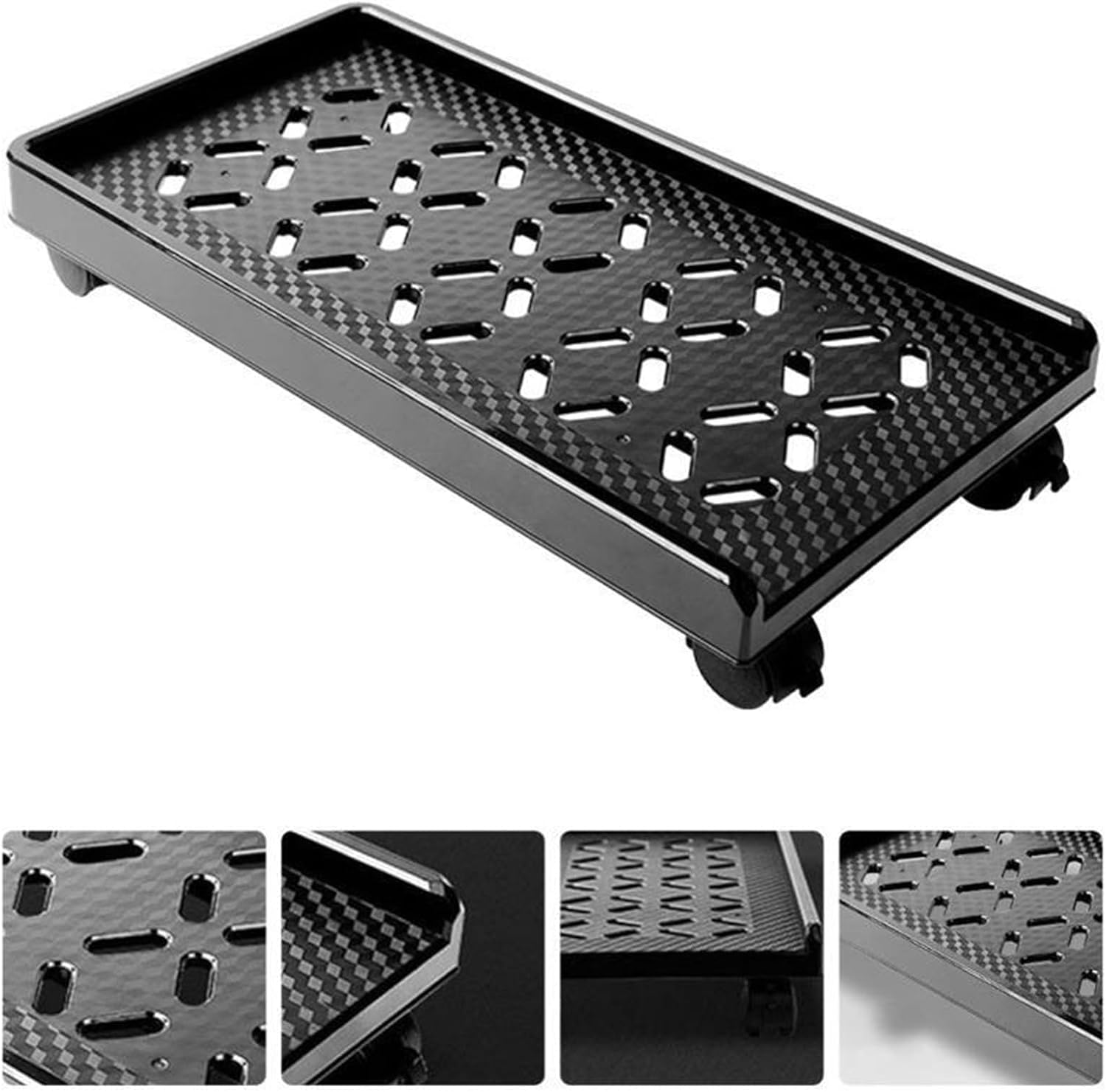 Soporte rodante, | Soporte for CPU, Piso de Torre for PC de Escritorio, Carro de Host móvil, con 4 Ruedas Giratorias