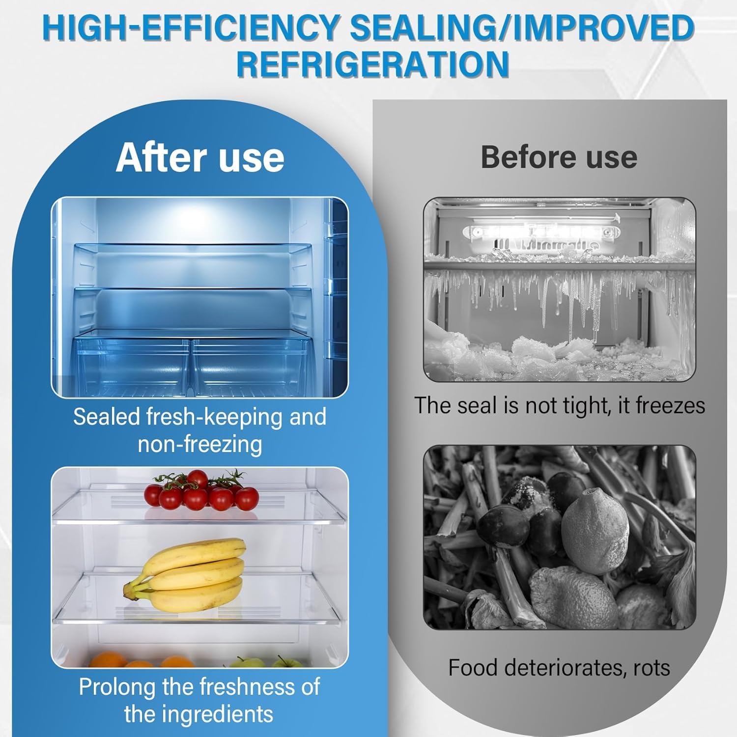 Custom Home Refrigerator Freezer Door Gasket Magnetic Strip Rubber Seal Strip