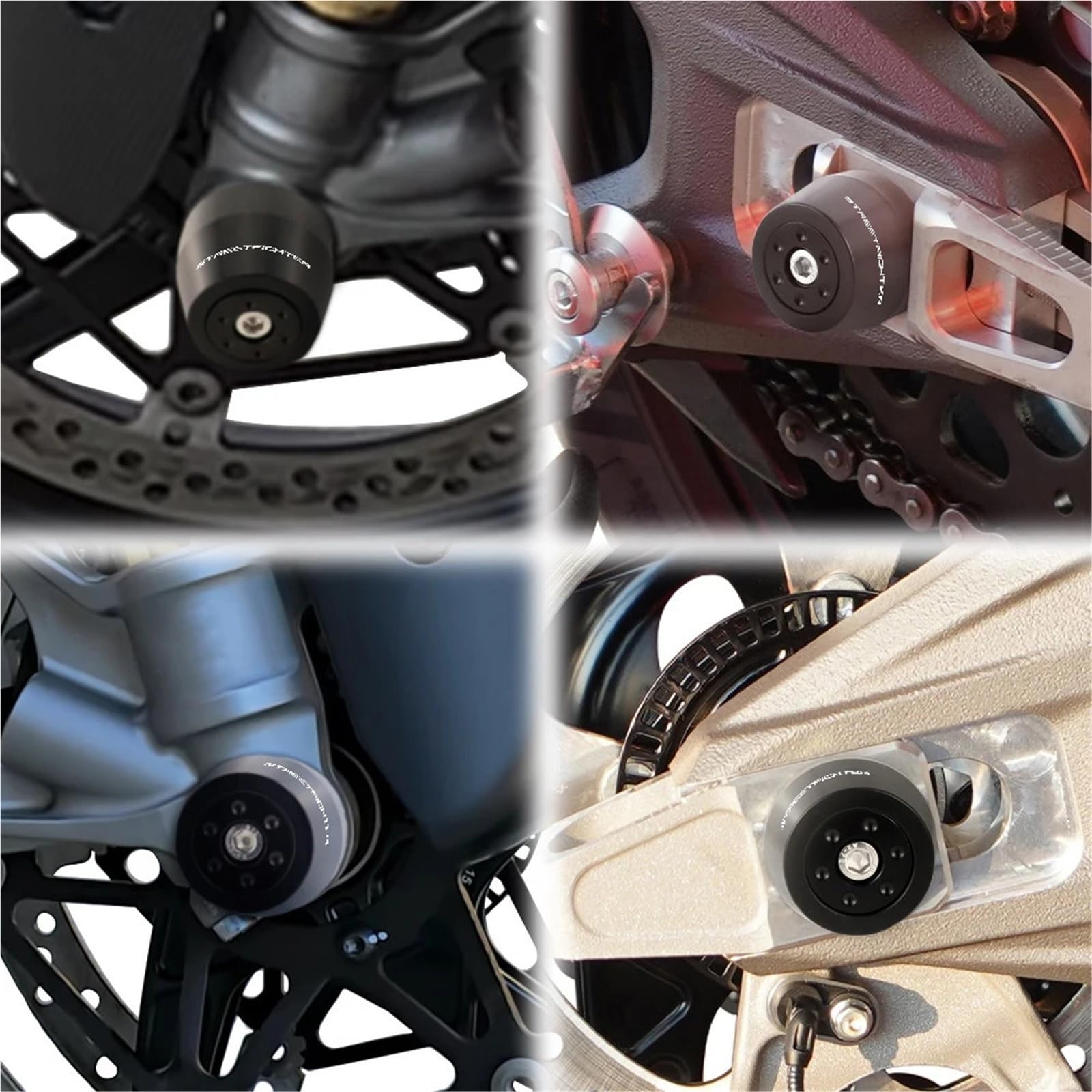 Pasuje do ochraniacza koła motocykla Ducati Panigale V/S/V4/R | Osłona koła motocykla Przednie lub tylne suwaki widelca osi koła,(Panigale Rear Axle)