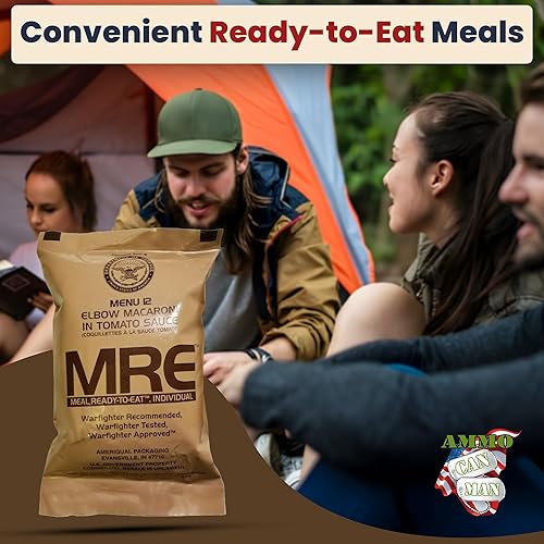 Miniatura 7 de Ammo Can Man Militares  Inspección MRE 2024  Elige un menú  Comidas nutricionales completas para soldados  Larga vida útil  Comidas listas para