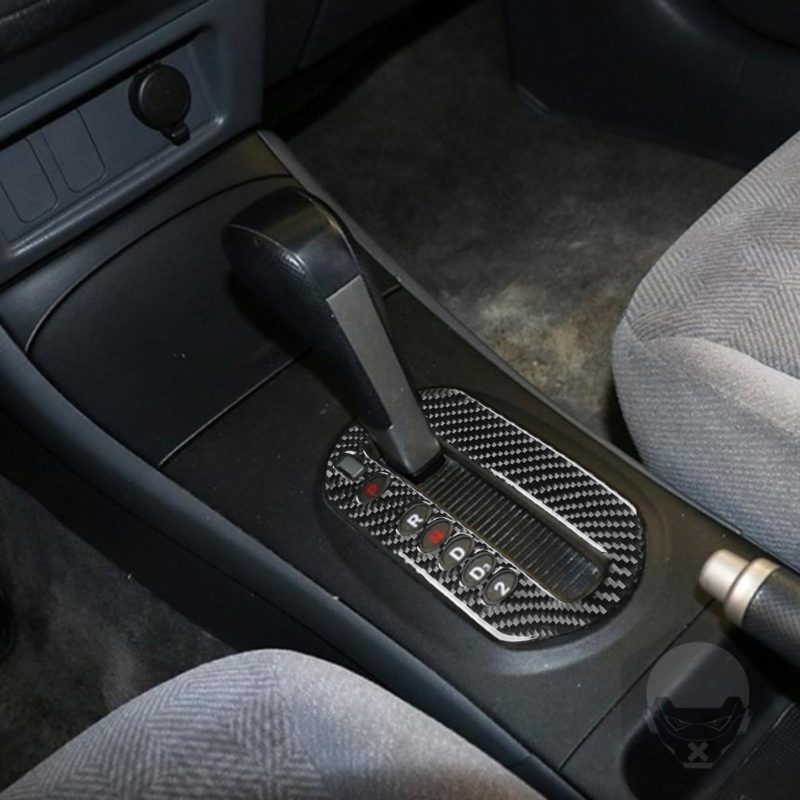 Auto-interieur Accessoire Voor Civic 10th 2016-2021 Koolstofvezel Auto Gear Panel Trim Shift Panel Centrale Armest Box Decor Cover Auto Accessoires Accessoire Auto Interieur(U Type Panel