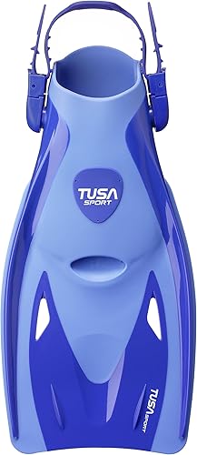 Vista 5 de TUSA Aletas de esnórquel de hoja larga deportiva Negro