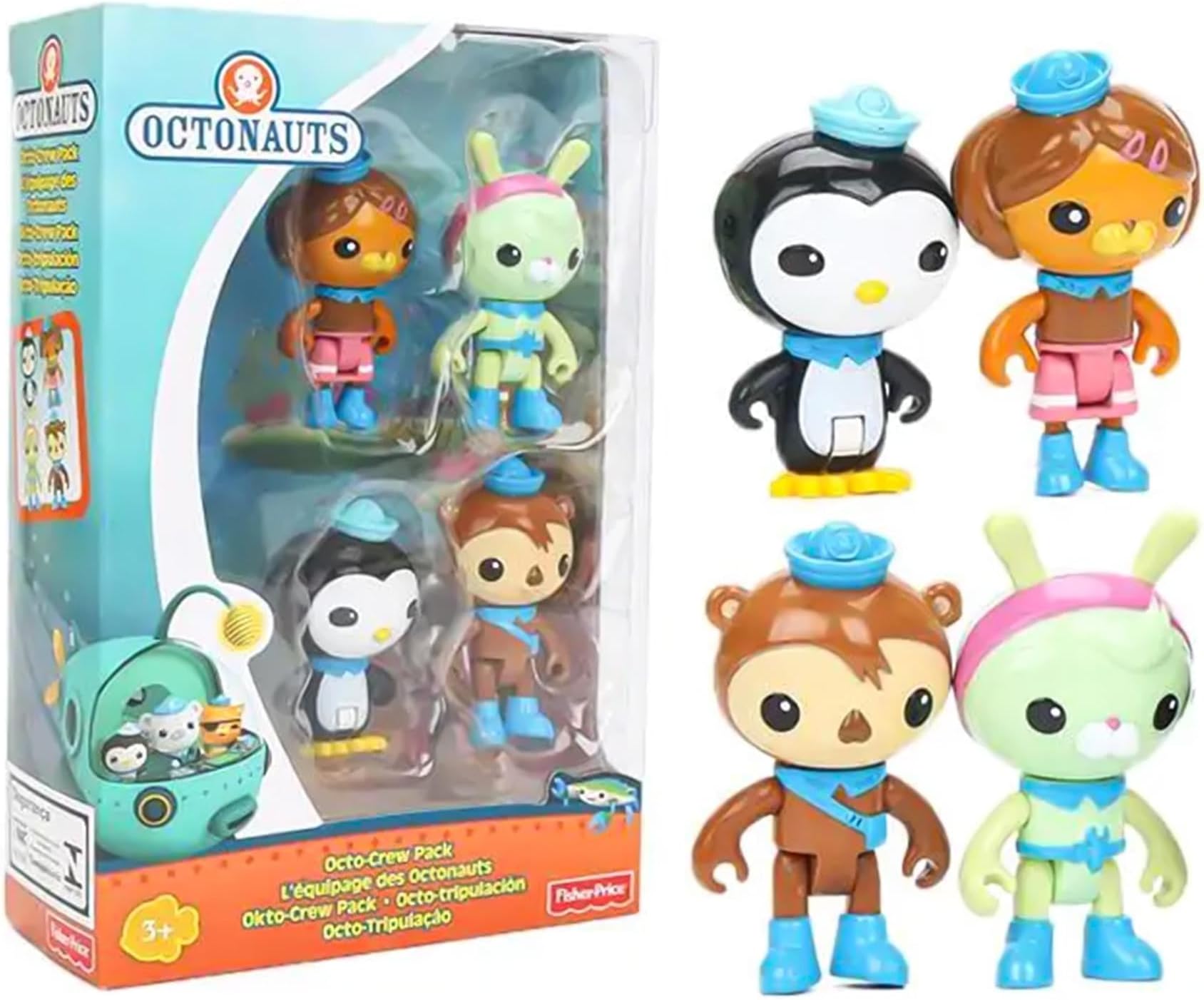 Fisher-Price Octonauts Octo-Crew Pack 4 Piece Toy Action Figure