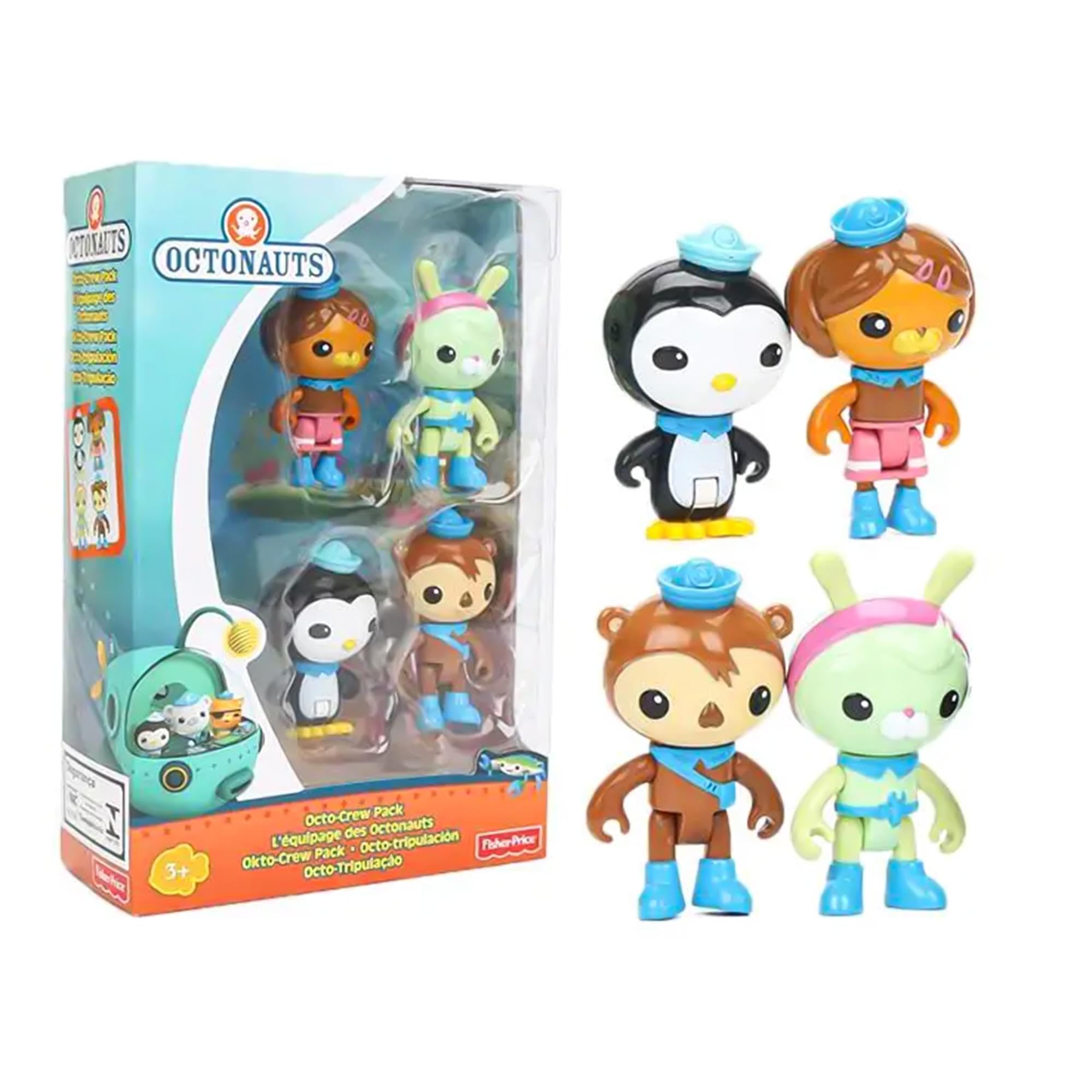 Fisher-Price Octonauts Octo-Crew Pack 4 Piece Toy Action Figure