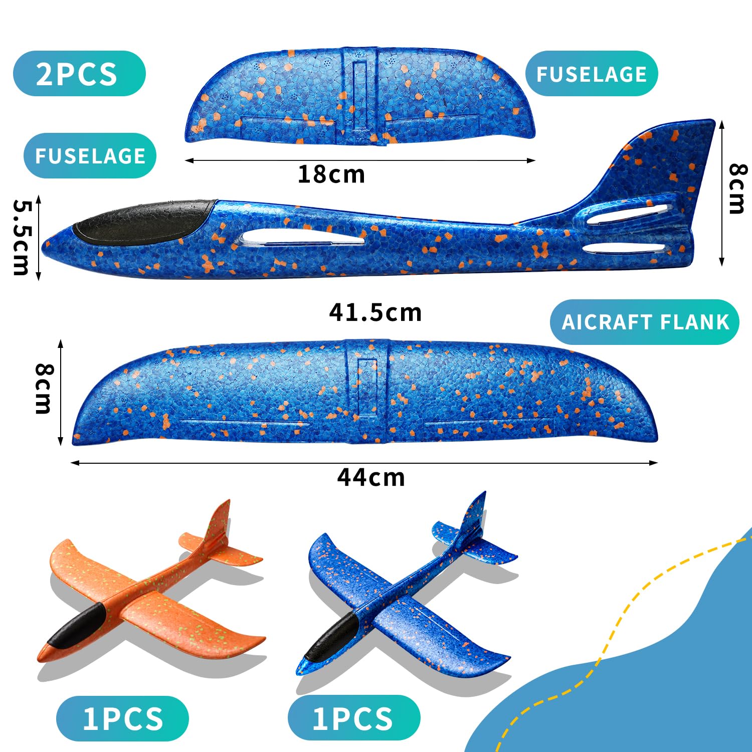 Planeur, Avion En Polystyrène Pour Enfants, Acier En Polystyrène D