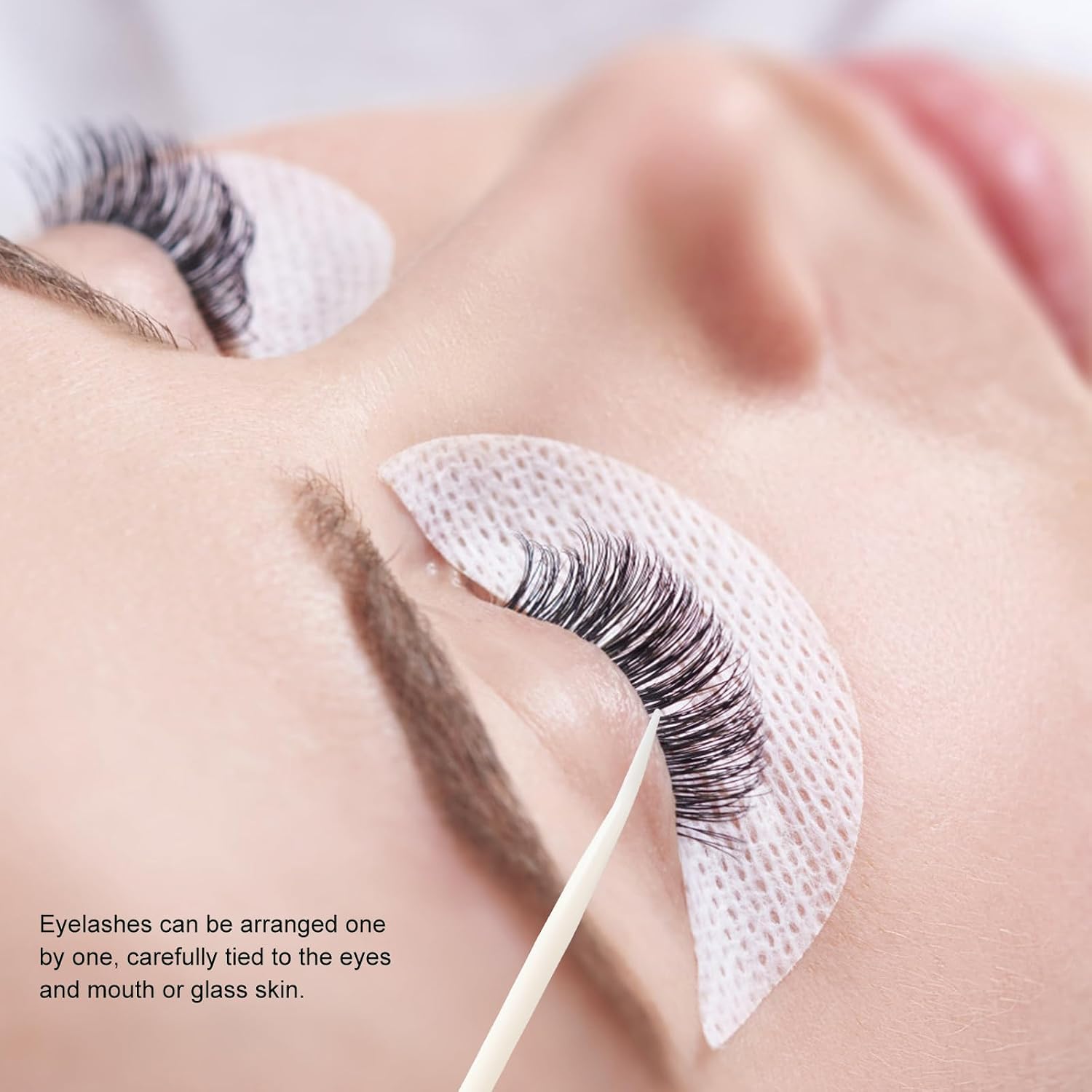 minkissy 100Pcs Plastic Lash Lift Separator Tool Eyelash Picking Stick Lash Lift Isolation Tool for Perming and Eyelash Lifting Beauty Care Accessories