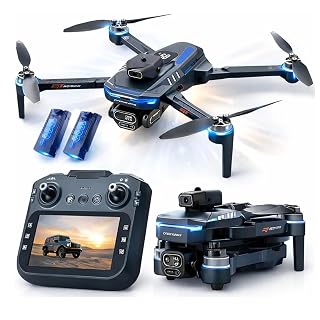 Drone GT8 Tela no Controle Câmera HD Dobrável