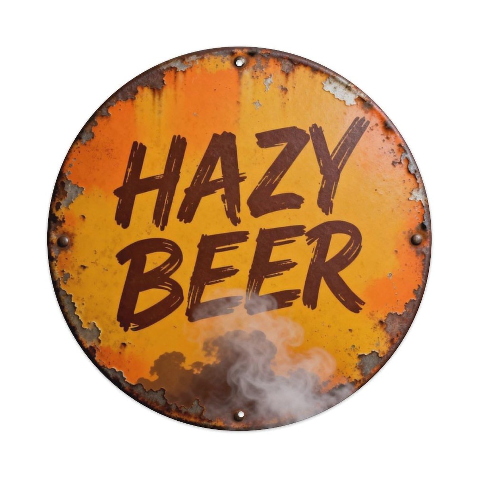 Hazy Beer Metal Tin Sign Plaque