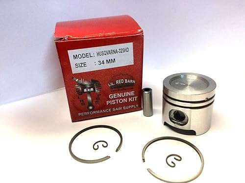 Kit de pistón para recortadoras de cuerda Husqvarna 223L HA110, HA150, 327,326 reemplaza Husqvarna Parte # 537405902 Envío estándar de dos días a