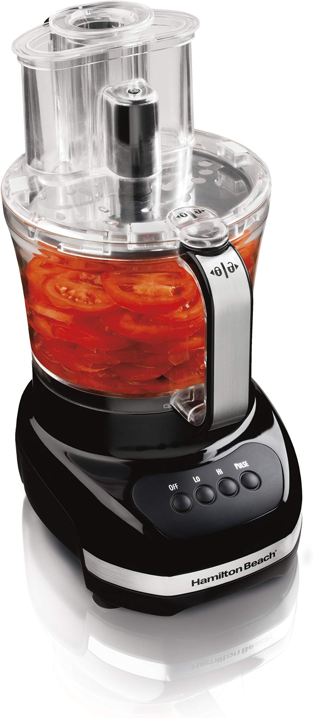Hamilton Beach 12-Cup Food Processor, with Additional 4-Cup Bowl & Big Mouth Feed Tube  (70580) (Renewed)