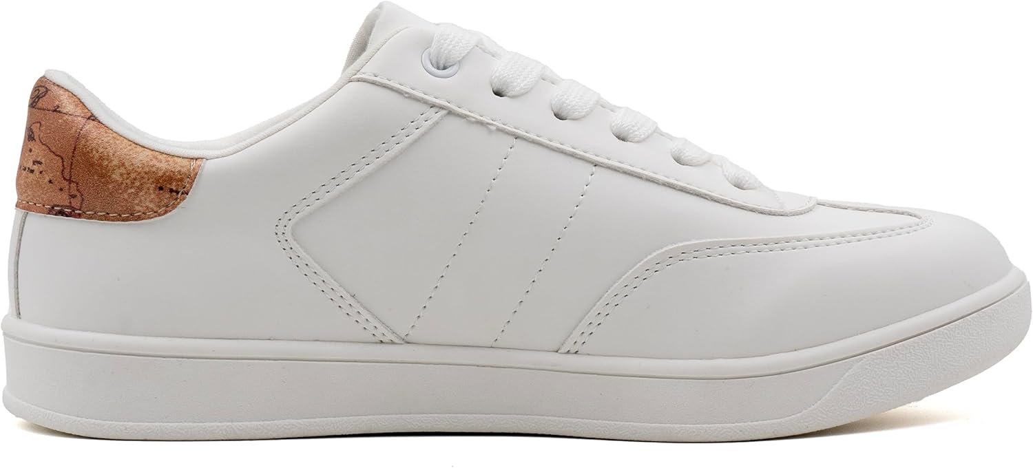 Women's Lace Up Trendy Sneaker Classic Fashion Low Top Walking Shoes - Picture 70 of 109