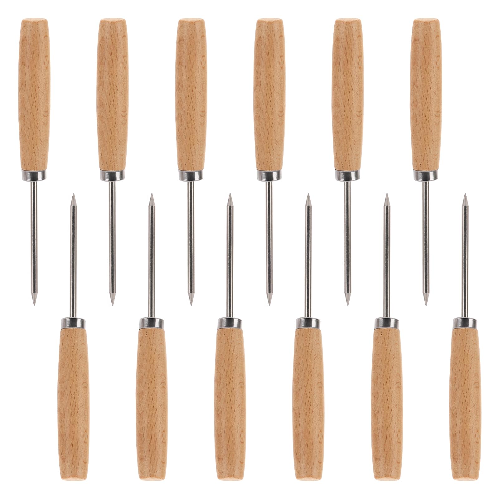 12 Pack Ice Picks, Pick Tool for Breaking Ice, Ice Dispenser for Bartending, Ice Hockey Shaving, Bar, Banquet, Camping