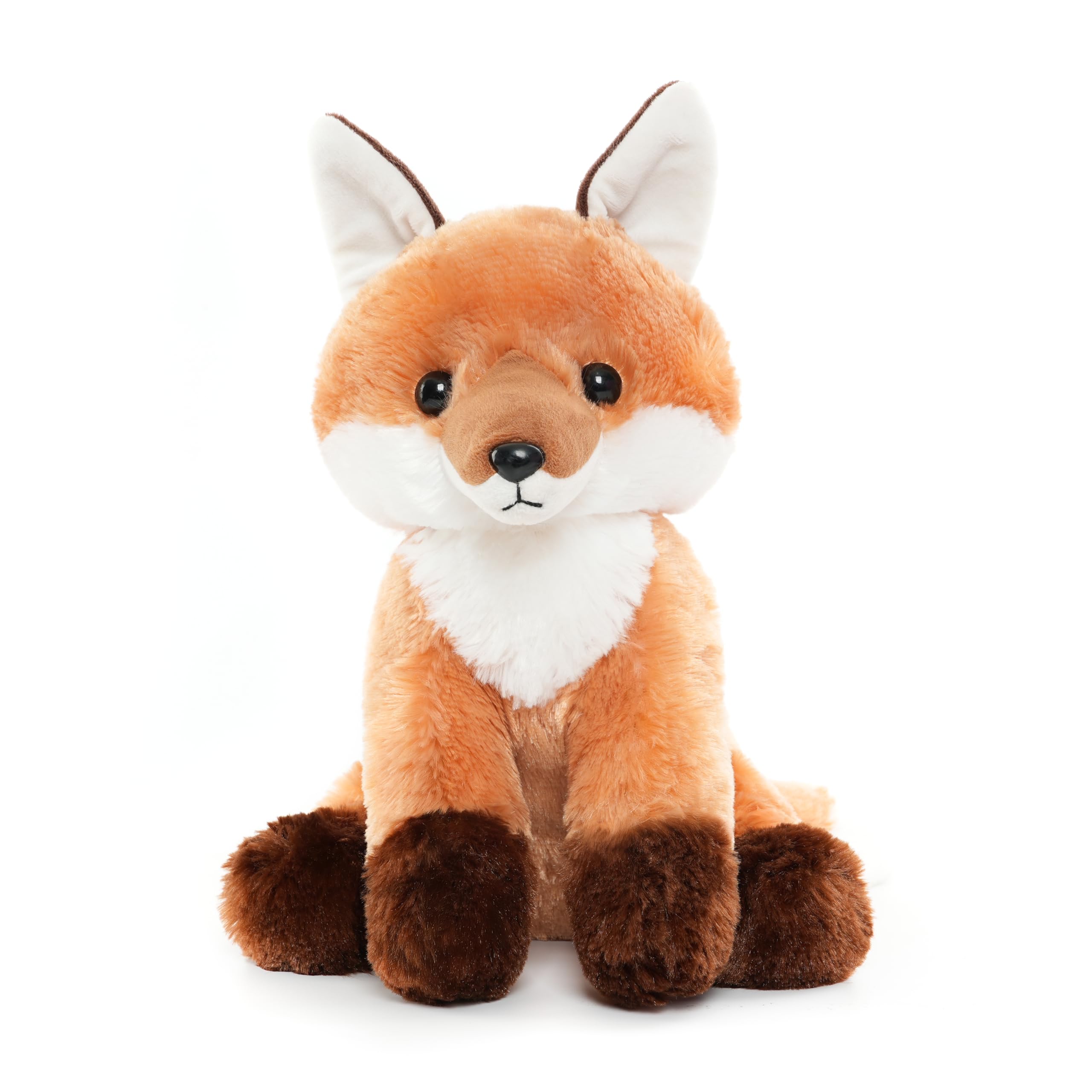 Cute Fox Stuffed Animal Plush Toy with Big Soft Tail for Kids Boys Girls Birthday Bedtime Gift, 13 inches
