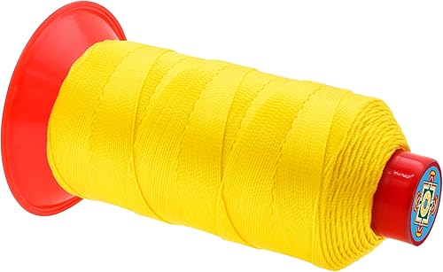 Miniatura 755 de Mandala Crafts Hilos de coser resistentes de nailon consolidado, hilo para tejer jeans de cuero, hilos de tapicería marina al aire libre, Beige