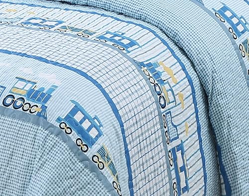 Miniatura 10 de Cubrecama acolchado multicolor de 2 o 3 piezas para niños, niñas y adolescentes