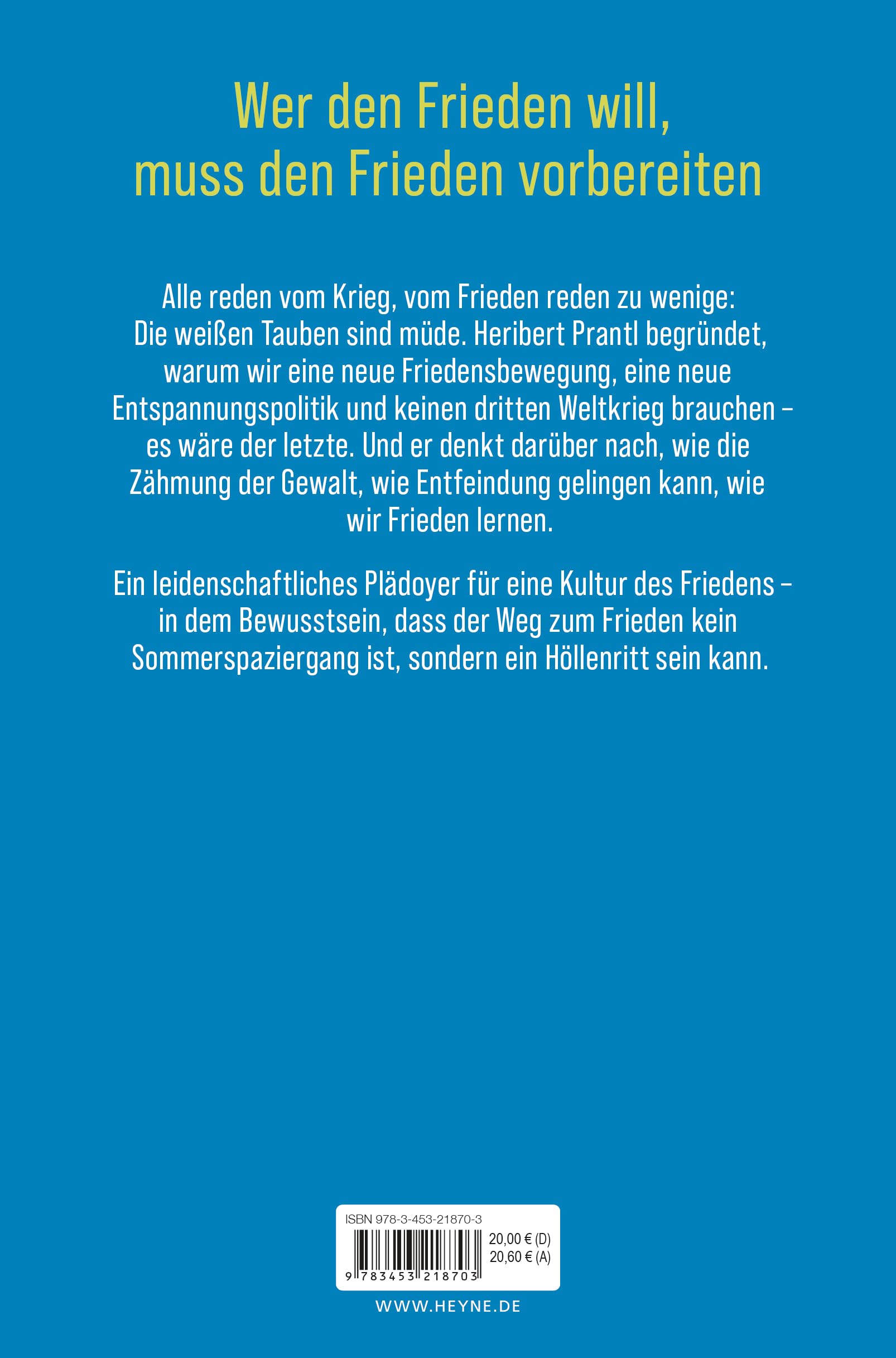 Den Frieden gewinnen: Die Gewalt verlernen