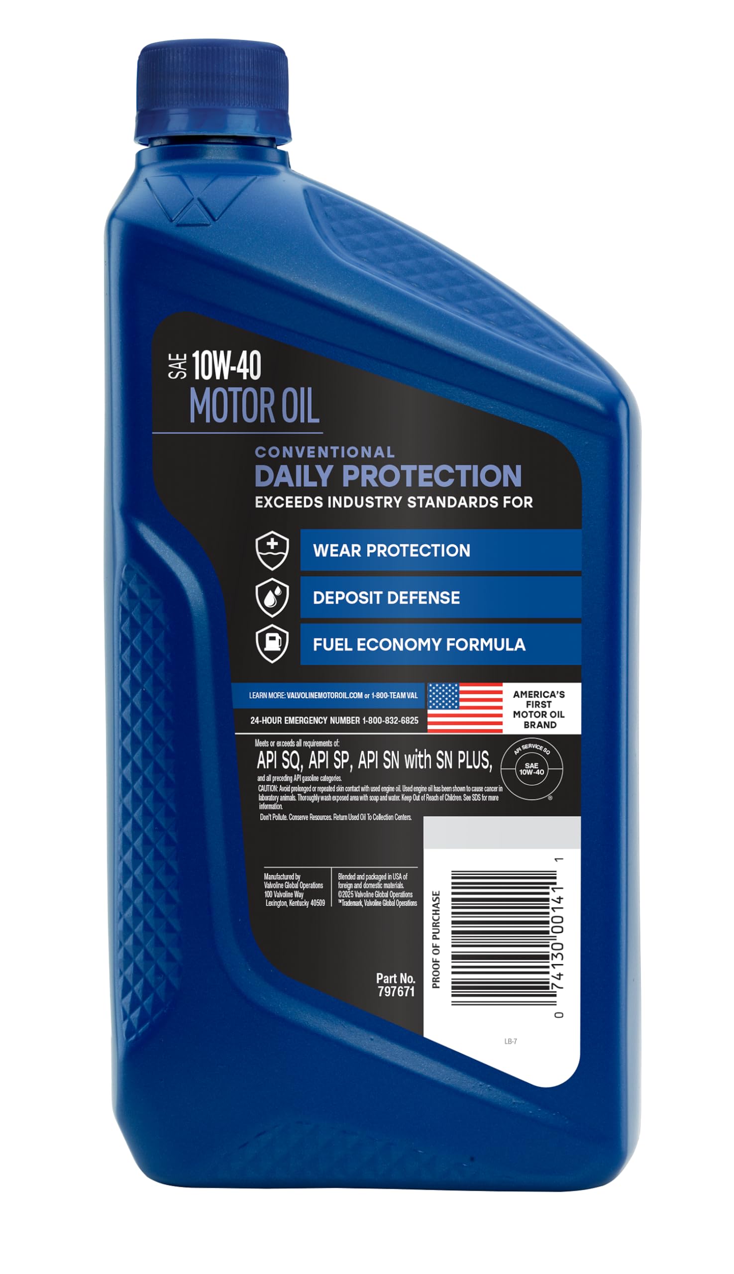 Amazon | Valvoline エンジンオイル Premium Conventional Motor Oil