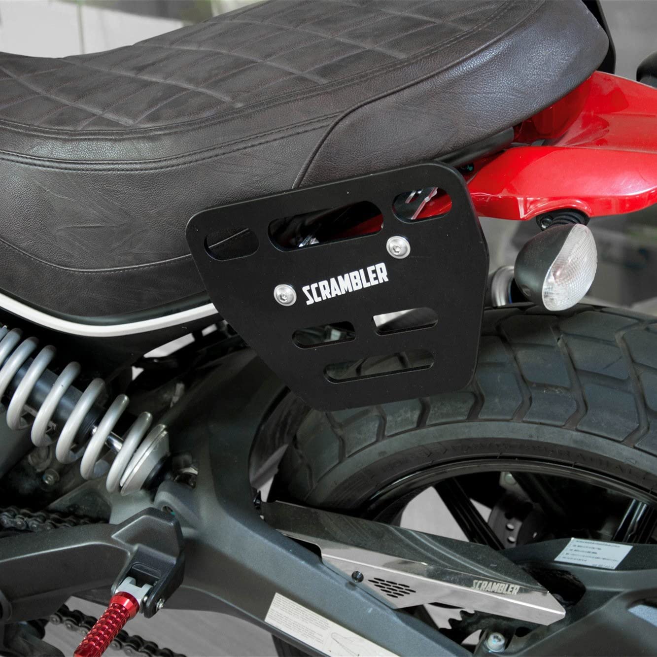 Amazon.co.jp: バイクサイドラゲッジラックサポートサドルバッグ