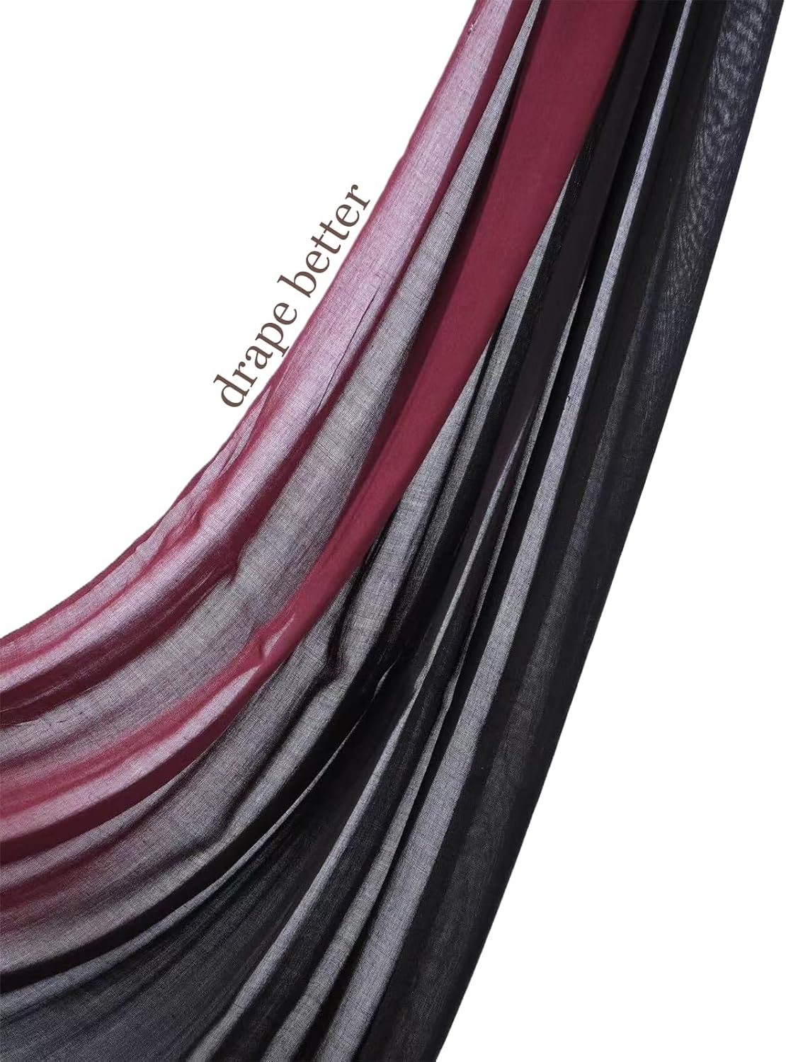 Special Ombre Modal Cotton Hijab Scarf for Women, Graceful Gradient Muslim Head Scarfs - Image 5