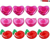 Vista 9 de Aoutacc Soportes de bebidas flotantes para piscina, inflables para bebidas, posavasos con mini bomba de aire