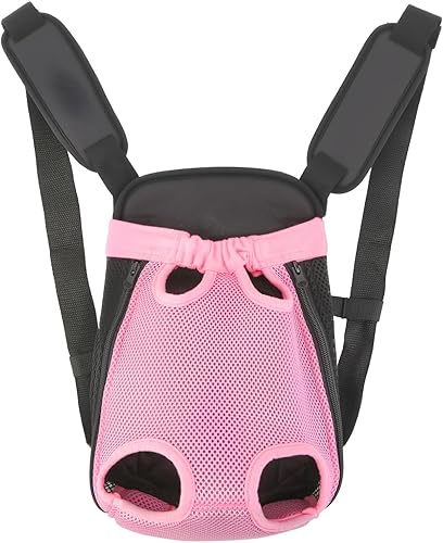 Inspack Mochila transportadora para perros y gatos, transportador de perros ajustable para perros pequeños y medianos, mochilas portadoras