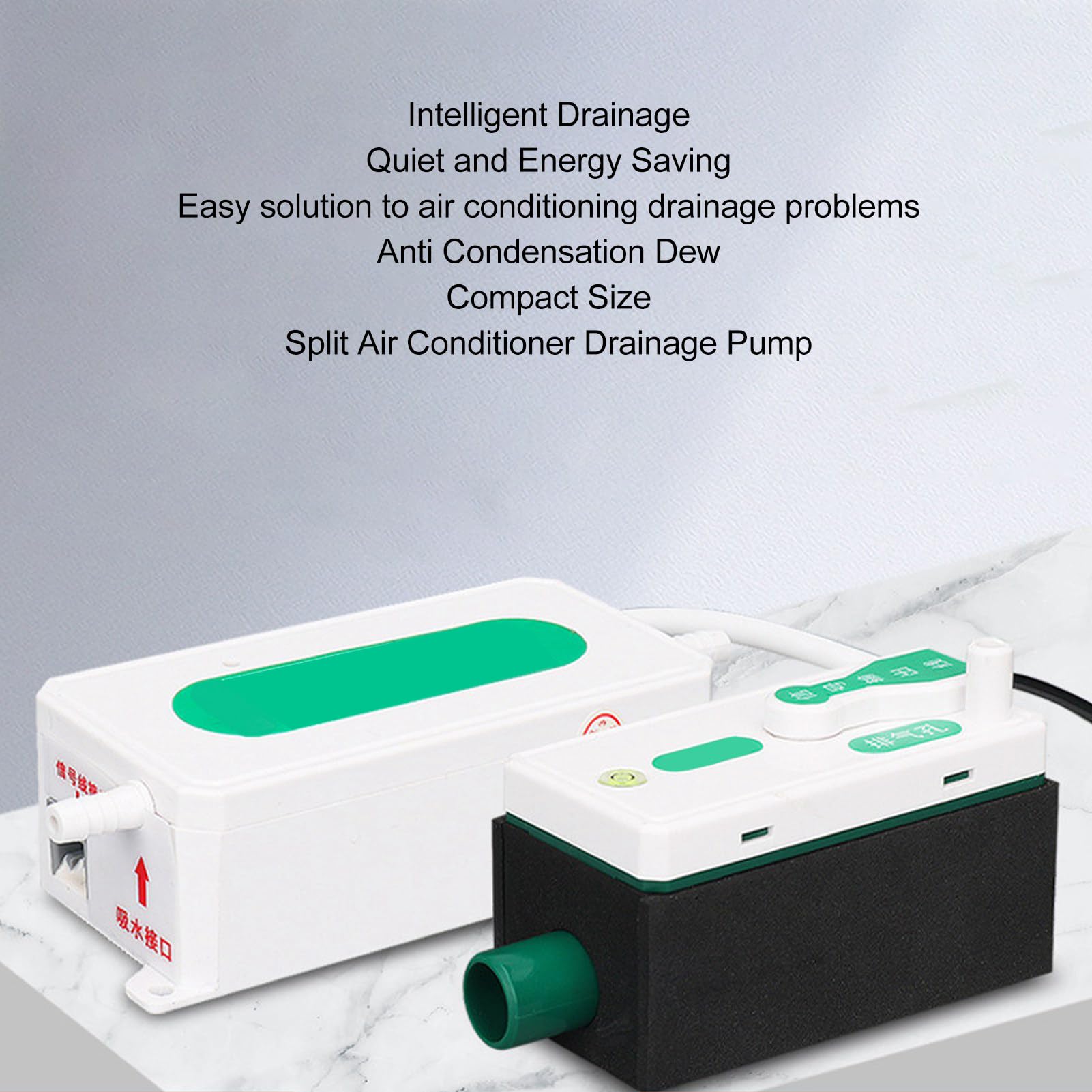 Generic Condensation Remove Pump, 10m Maximum Head Mini Split Automatic Condensation Drainage Pump 110?230V for Furnaces, Genericpkg3boqfzs