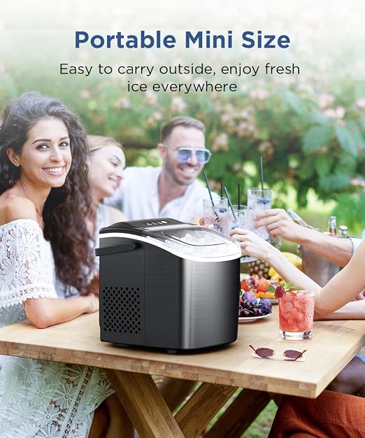 Máquina de hielo portátil COWSAR para encimera miniatura 7