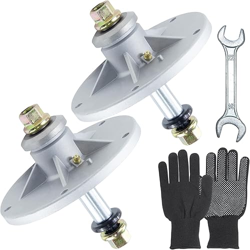 Paquete de 2 husillos 1001046 preengrasados que reemplazan a Murray 1001046 Conjunto de husillo Murray 492574MA Murray 092574 Murray Husillo 092574