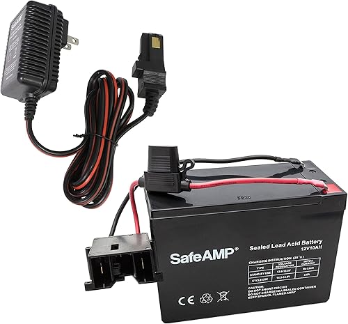 Batería de repuesto y cargador de 12 voltios para vehículos con ruedas eléctricas, paquete combinado