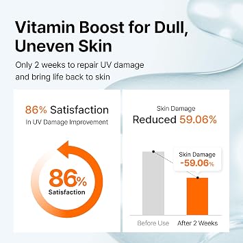 DearKlairs Vitamin C Serum Korean Brightening Daily Serum for Even Skin Tone & Dark Spot Care, EGF Peptides, 5% Pure Vitamin C & Niacinamide, Sensitive Skin-Friendly, 1.18 Fl Oz
